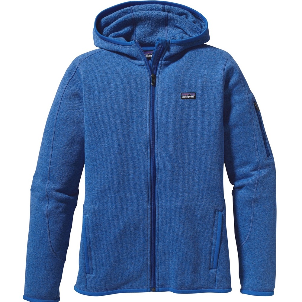Patagonia Women's Blue Hooded Fleece